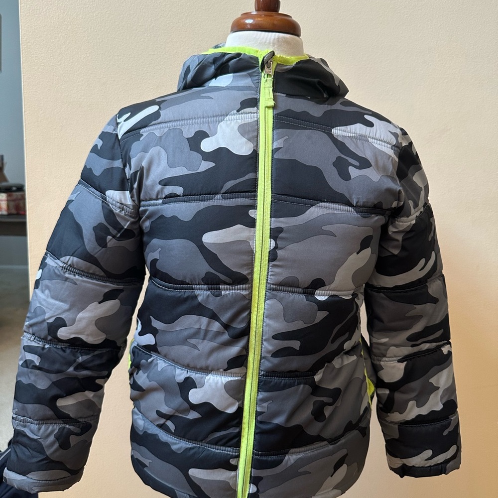 Faded Glory Neon Green Fleece Jacket